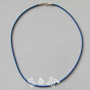 Stříbrný náhrdelník - kaučuk